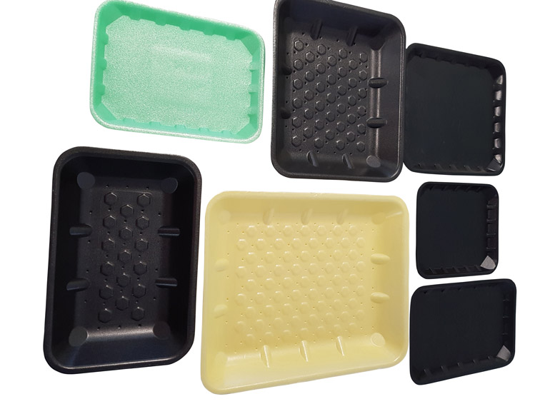 (a) Polystyrene foam trays Various colours & sizes, with and without built in soak pads