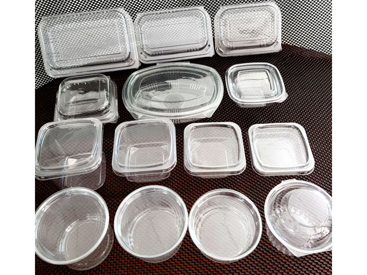 (a) Round, square, rectangular containers: with/without hinged-lids (for salads, nuts etc)